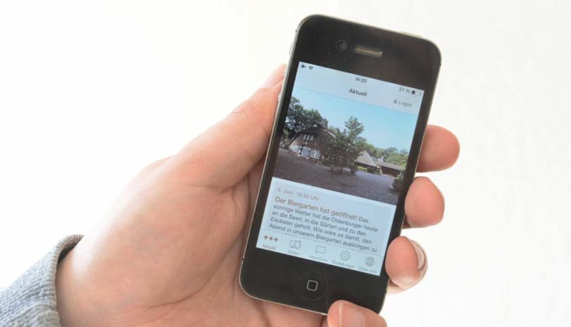 Wer Informationen vom Bümmersteder Krug nicht mehr verpassen möchte, der kann unsere App nutzen, die kostenlos heruntergeladen werden kann.
