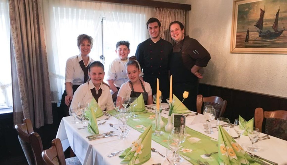 ulia, Gina-Marie und Jonas haben den Zukunftstag im Bümmersteder Krug verbracht.