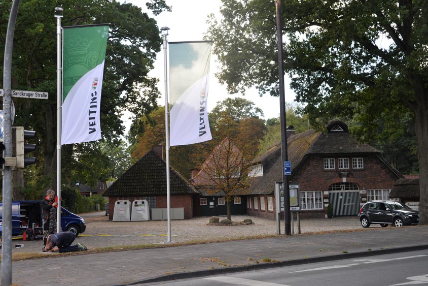 Fahnenstange am Bümmersteder Krug.