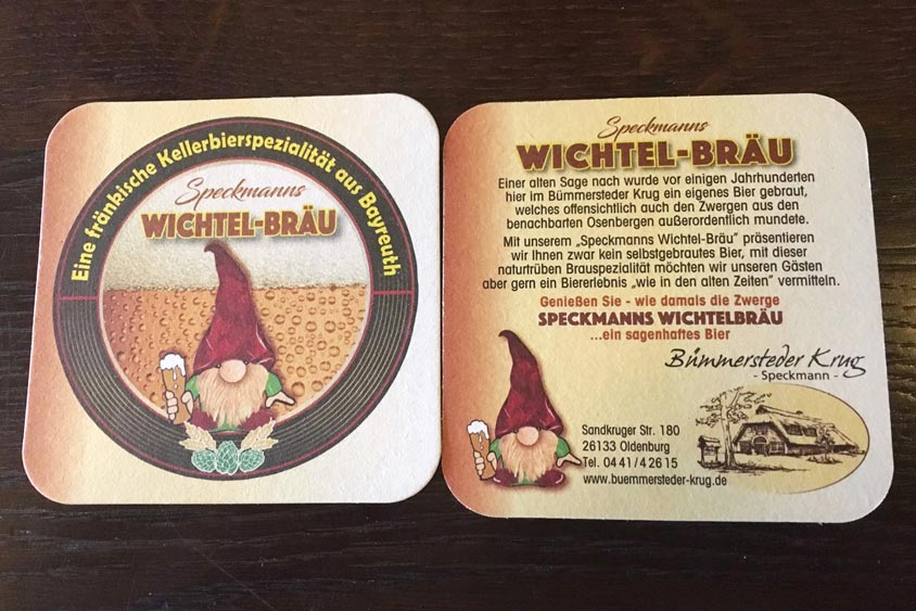 Bierdeckel des Bümmersteder Kruges