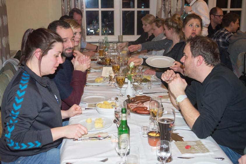 Kohlfahrtgäste im Bümmersteder Krug