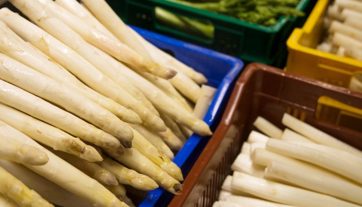 Spargelvarianten vom Hof Stolle.