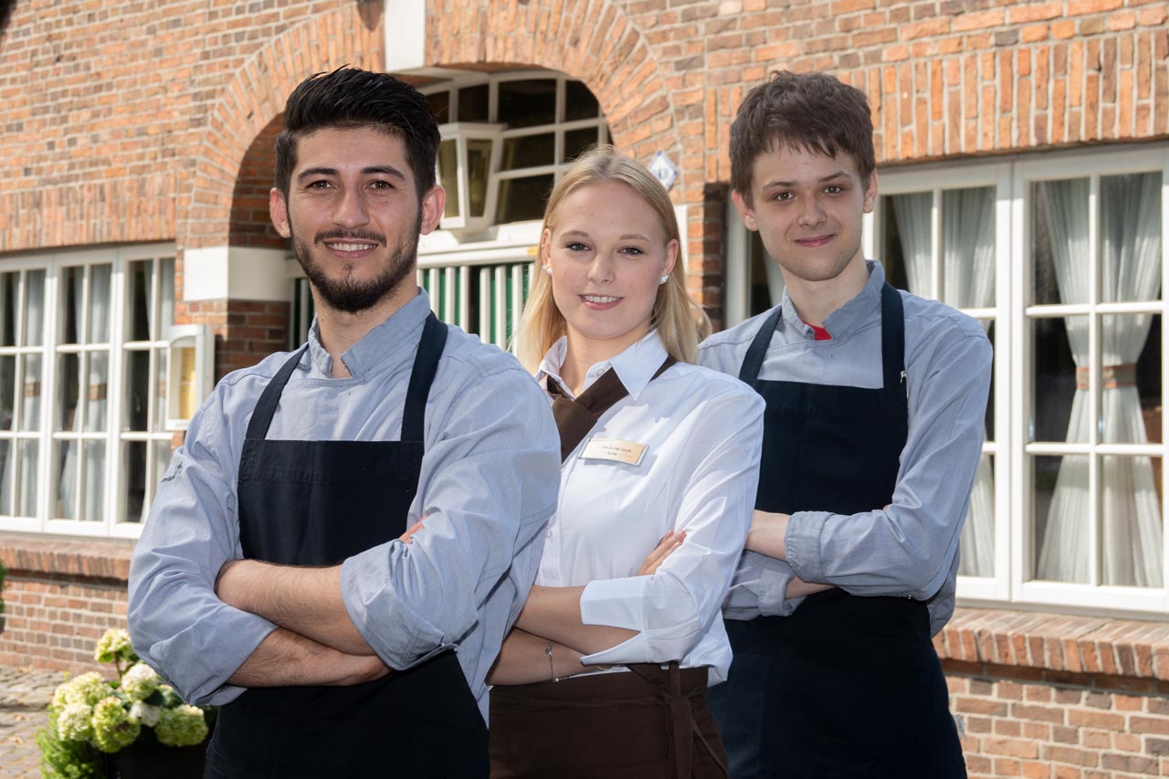 Unsere neuen Auszubildenden (von links): Sufian Koje, Lea Brunken und Florian Hülstede.