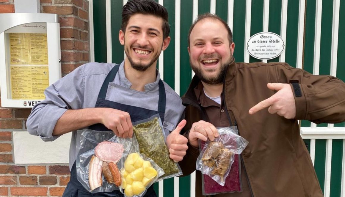 Frisch gekocht und vakuumiert bieten wir drei Fertiggerichte für eine einfache Zubereitung an.