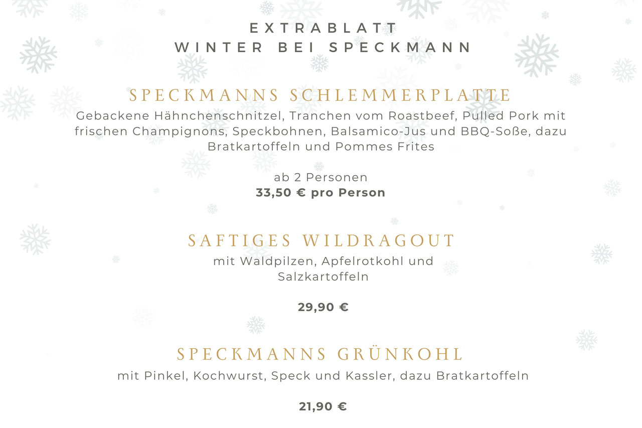 Winter bei Speckmann