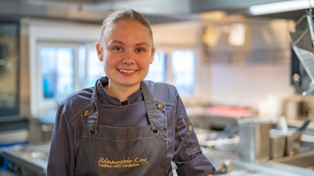 Angehende Köchin mit Ambitionen